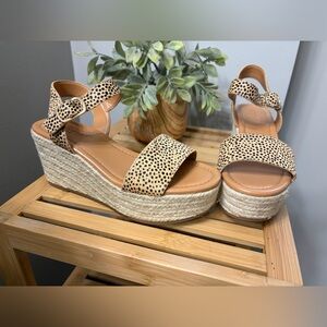 J Crew Wedge Sandals Women’s 6